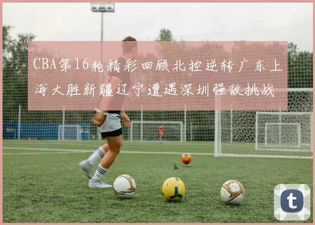 CBA第16轮精彩回顾北控逆转广东上海大胜新疆辽宁遭遇深圳强敌挑战